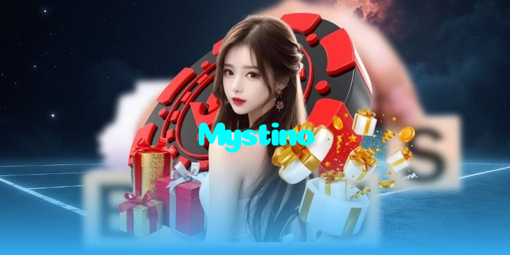Mystino casino presented on mobile device in Pakistan with slots and live games